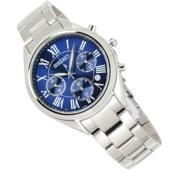 Seiko Lukia Womens SRWZ09P1 SRWZ09 SRWZ09P Quartz Chronograph Watch