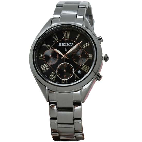 Seiko Lukia Womens SRWZ17P1 SRWZ17 SRWZ17P Quartz Chronograph Watch