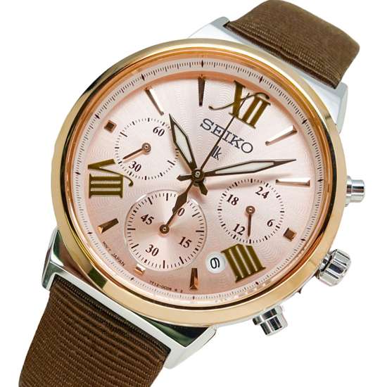 Seiko Lukia Womens SRWZ68P1 SRWZ68 SRWZ68P Quartz Chronograph Watch