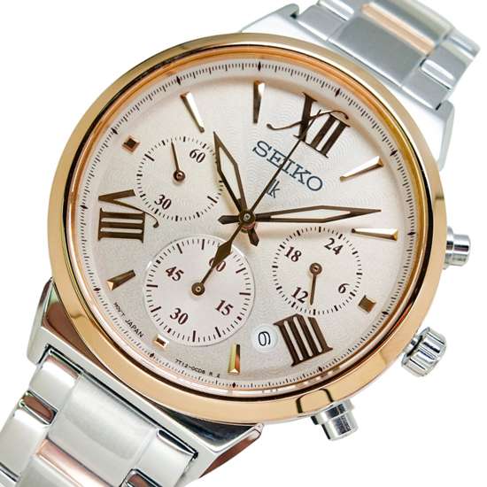Seiko Lukia Womens SRWZ70P1 SRWZ70 SRWZ70P Quartz Chronograph Watch