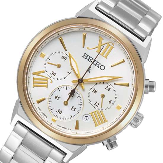 Seiko Lukia Womens SRWZ72P1 SRWZ72 SRWZ72P Quartz Chronograph Watch