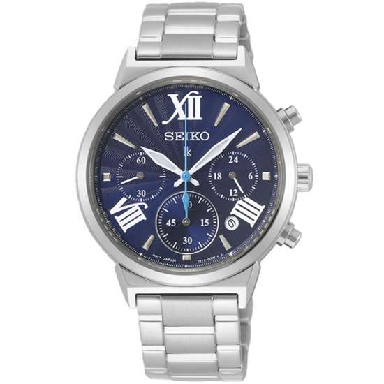 Seiko Lukia Womens SRWZ75P1 SRWZ75 SRWZ75P Quartz Chronograph Watch