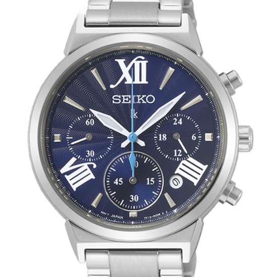 Seiko Lukia Womens SRWZ75P1 SRWZ75 SRWZ75P Quartz Chronograph Watch