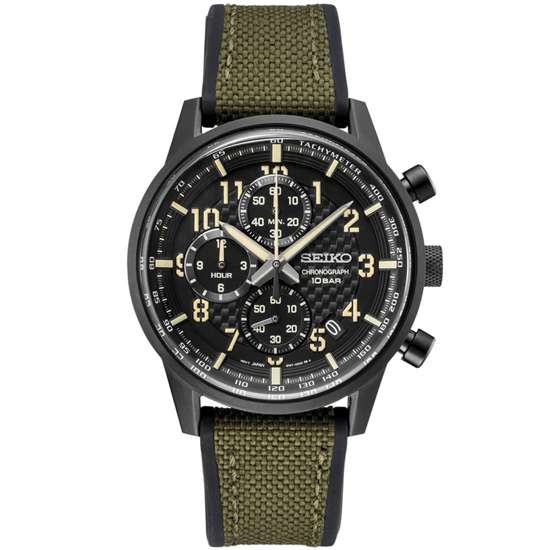 Seiko Lord SSB373P1 SSB373 SSB373P Chronograph Watch