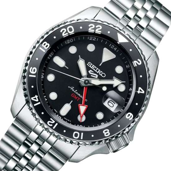 Seiko 5 Sports GMT Black Dial SSK001 Automatic Watch