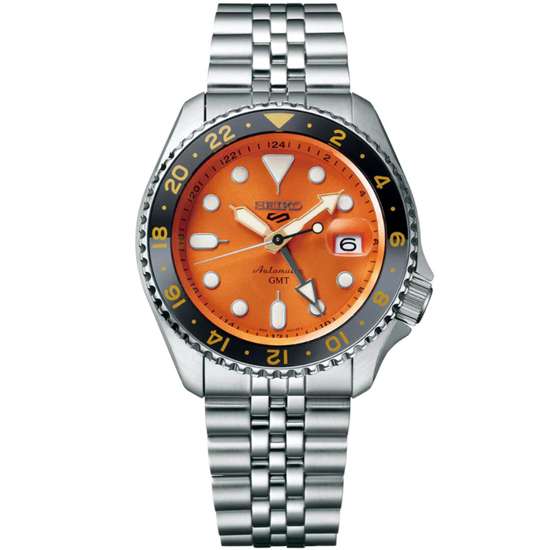 Seiko 5 Sports GMT Orange Dial SSK005 Automatic Watch