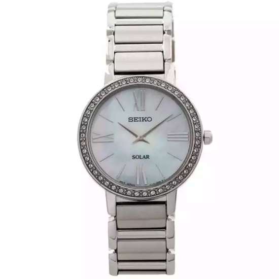 Seiko Ladies Solar SUP431P1 SUP431 SUP431P Diamond Accent Watch