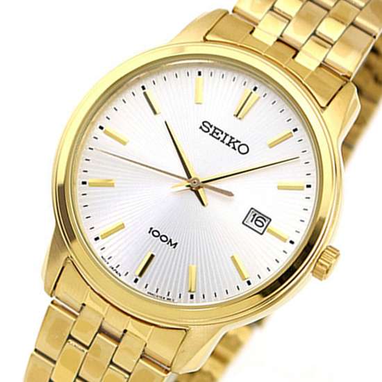 Seiko Neo SUR264P1 SUR264 SUR264P Quartz Male Gold Watch