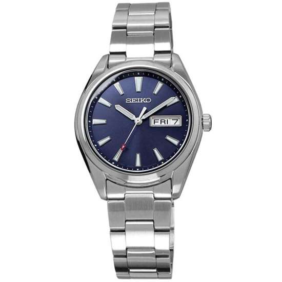 Seiko Quartz SUR347P1 SUR347 SUR347P Analog Blue Dial Watch