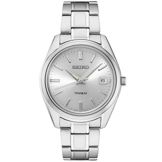 Seiko Titanium SUR369P1 SUR369 SUR369P Quartz Male watch