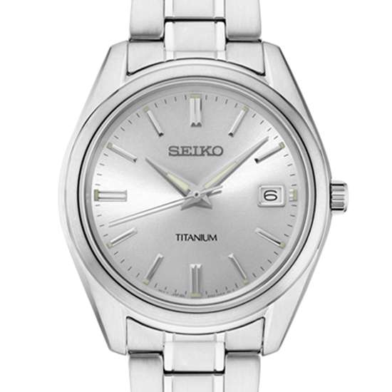 Seiko Titanium SUR369P1 SUR369 SUR369P Quartz Male watch