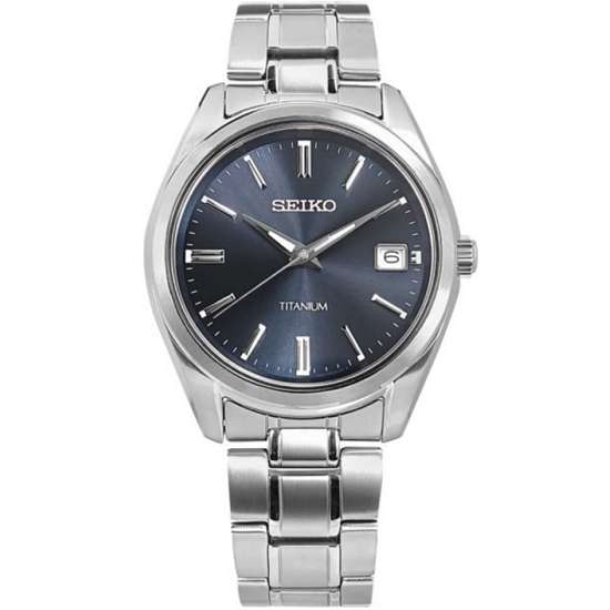 Seiko Titanium SUR373P1 SUR373 SUR373P Quartz Male watch