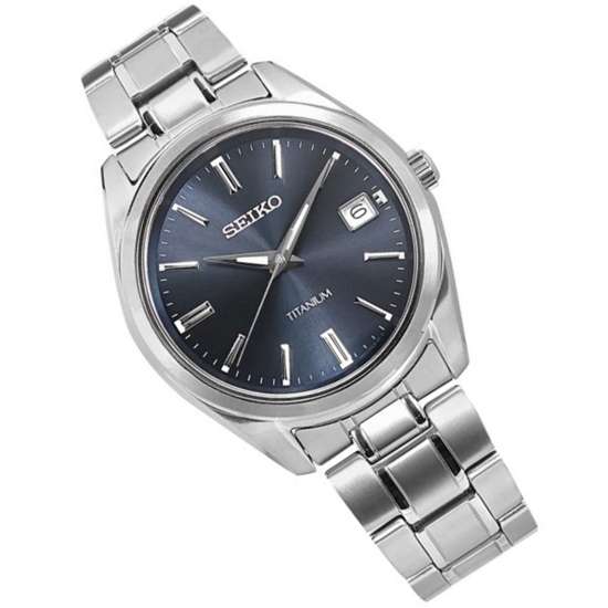 Seiko Titanium SUR373P1 SUR373 SUR373P Quartz Male watch