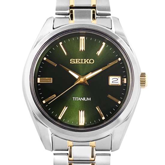 Seiko Titanium SUR377P1 SUR377 SUR377P Quartz Male watch