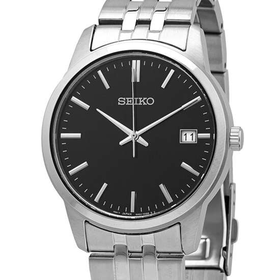 Seiko Quartz SUR401P1 SUR401 SUR401P Stainless Steel Watch