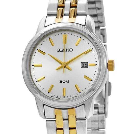 Seiko SUR661P1 SUR661 SUR661P Ladies Two Tone Watch