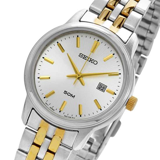Seiko SUR661P1 SUR661 SUR661P Ladies Two Tone Watch