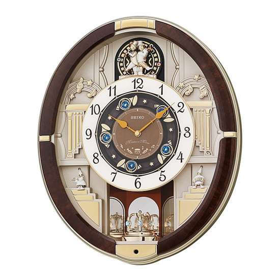 Seiko Musical Marionette Wall Clock QXM289B QXM289BT