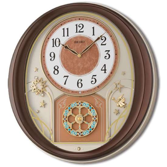 Seiko Melodies In Motion QXM357B QXM357BT Musical Wall Clock (Singapore Only)