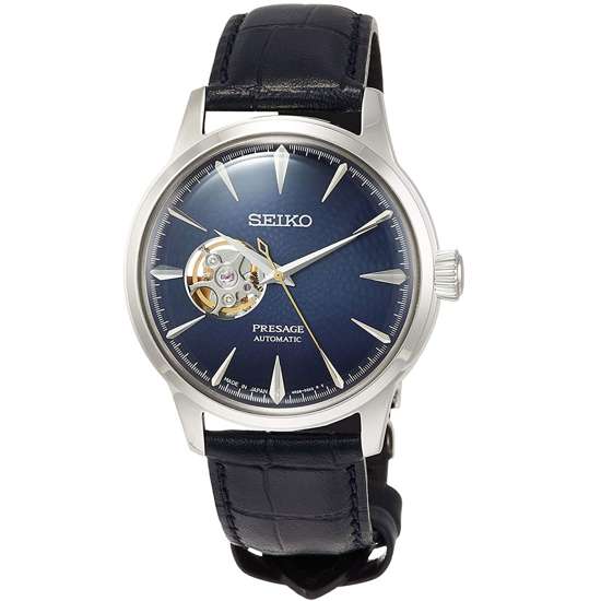 Seiko Cocktail Time SARY155 SSA405 SSA405J SSA405J1 Blue Moon Watch