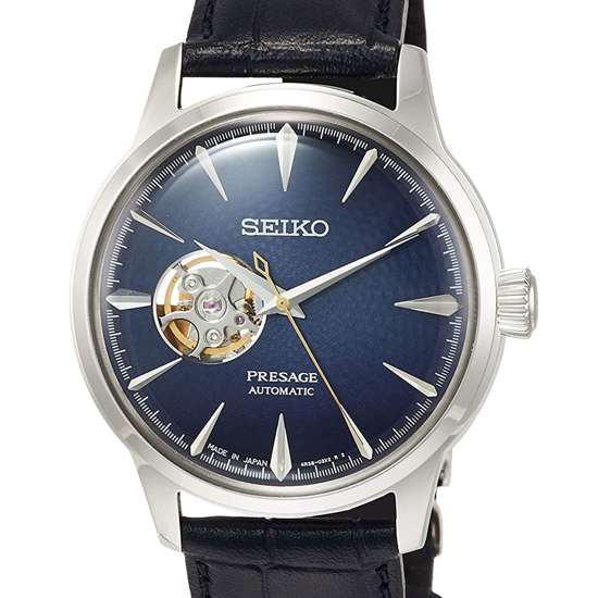 Seiko Cocktail Time SARY155 SSA405 SSA405J SSA405J1 Blue Moon Watch