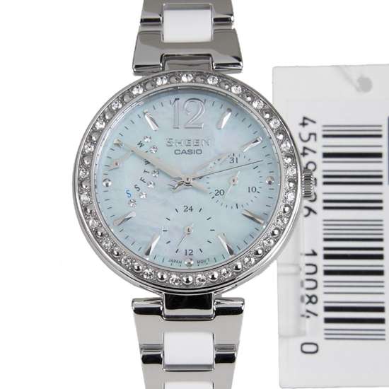 Casio Sheen Swarovski Watch SHE-3042D-2 SHE-3042D-2A