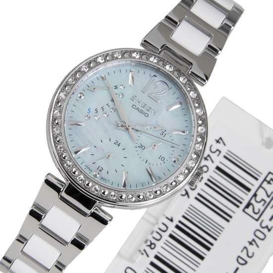 Casio Sheen Swarovski Watch SHE-3042D-2 SHE-3042D-2A