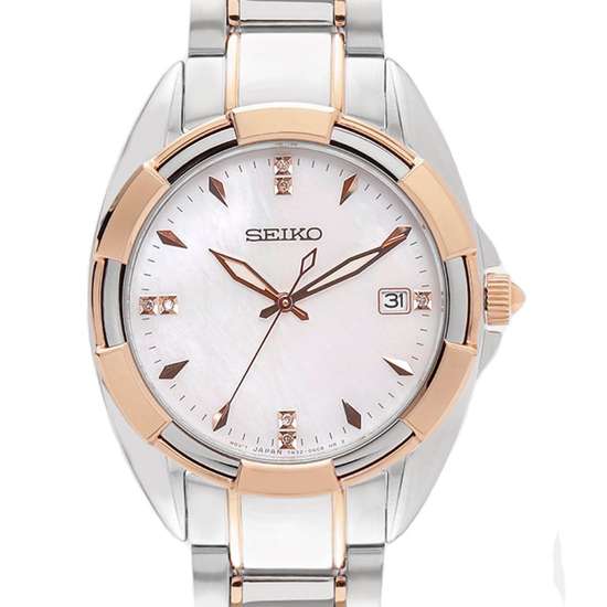 Seiko Quartz Diamond Accents SKK888 SKK888P Ladies Watch