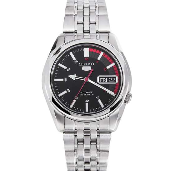 Seiko 5 Automatic Mens 21 Jewels Watch SNK375K1 SNK375K SNK375