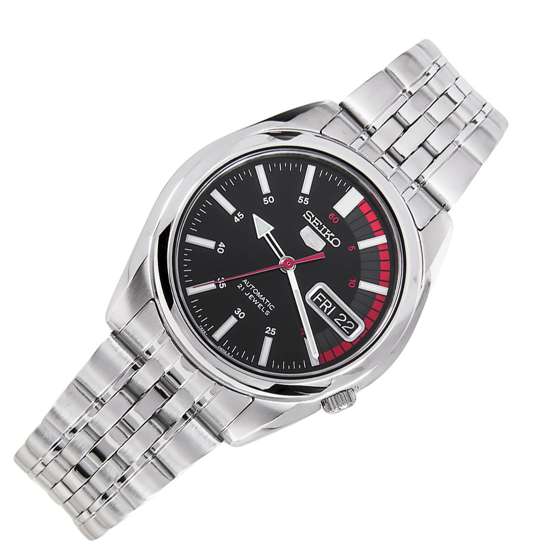 Seiko 5 Automatic Mens 21 Jewels Watch SNK375K1 SNK375K SNK375