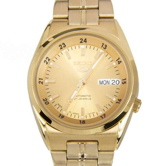 Seiko 5 SNK574J1 SNK574J Made in Japan Gold Automatic Watch
