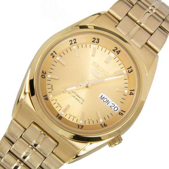 Seiko 5 SNK574J1 SNK574J Made in Japan Gold Automatic Watch