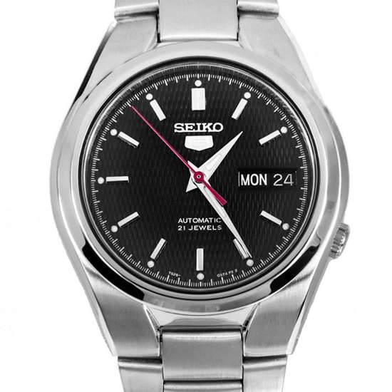 Seiko 5 Automatic Black Dial Mens Watch SNK607K1 SNK607K SNK607