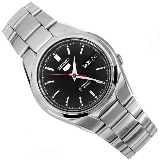 Seiko 5 Automatic Black Dial Mens Watch SNK607K1 SNK607K SNK607