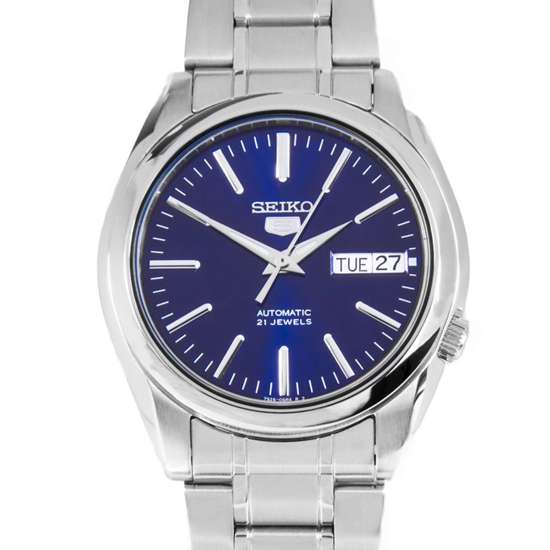 Seiko 5 Blue Dial Stainless Watch SNKL43K1 SNKL43K SNKL43