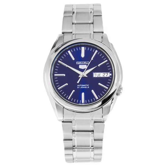 Seiko 5 Blue Dial Stainless Watch SNKL43K1 SNKL43K SNKL43