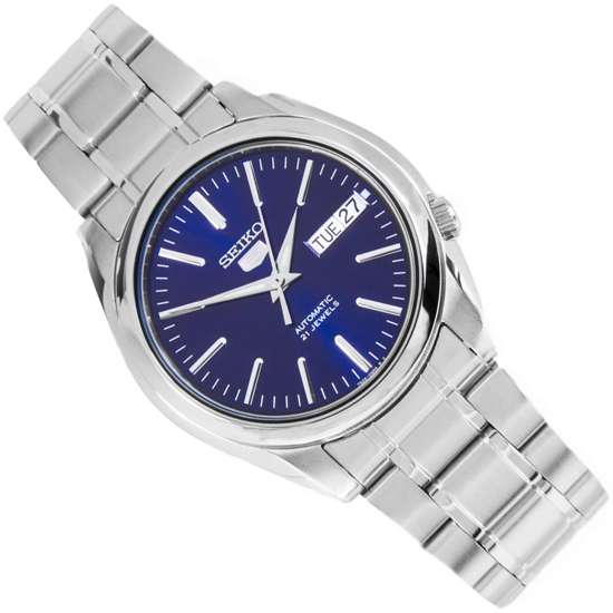 Seiko 5 Blue Dial Stainless Watch SNKL43K1 SNKL43K SNKL43