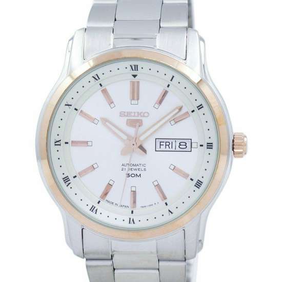 Seiko 5 Automatic SNKP12 SNKP12J Two Tone Male Dress Watch
