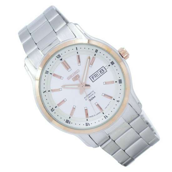 Seiko 5 Automatic SNKP12 SNKP12J Two Tone Male Dress Watch