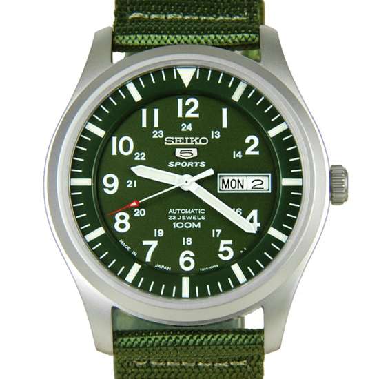 Seiko 5 Military Automatic Sports SNZG09J1 SNZG09J SNZG09
