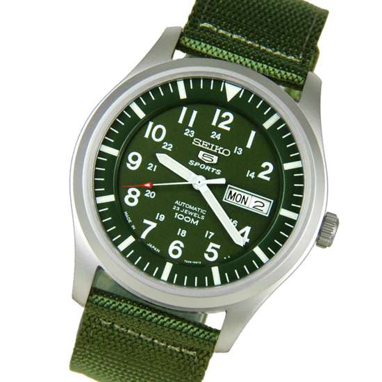Seiko 5 Military Automatic Sports SNZG09J1 SNZG09J SNZG09