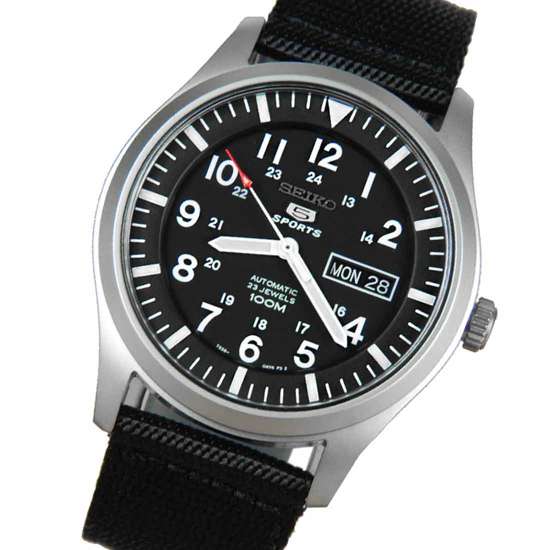 Seiko 5 100m Watches SNZG15K