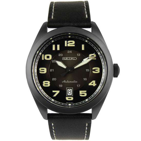 Seiko Automatic Leather Watch SRPC89 SRPC89K1