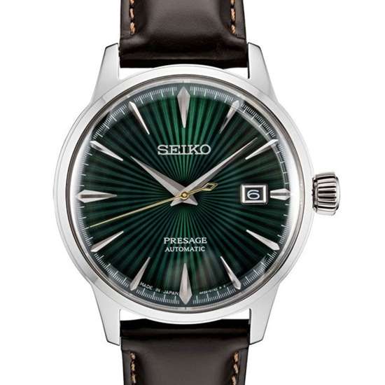 Seiko SRPD37 SRPD37J Automatic Presage Cocktail Presage Leather Watch
