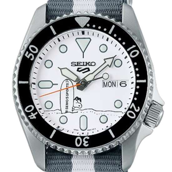 Seiko SRPK25K1 SRPK25 SRPK25K X Peanuts Surfboard Watch