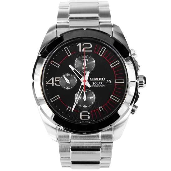 Seiko Solar Chronograph Watch SSC215 SSC215P1