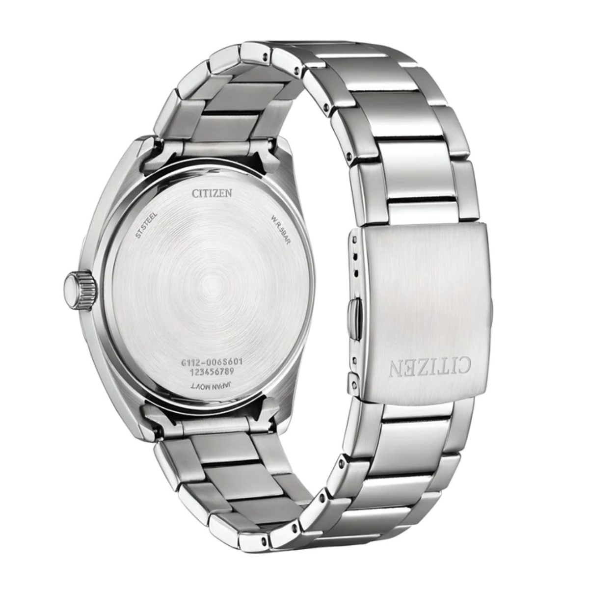 Citizen BI5110-54M BI5110 Quartz Stainless Steel Band Mens Analog Watch - Skywatches