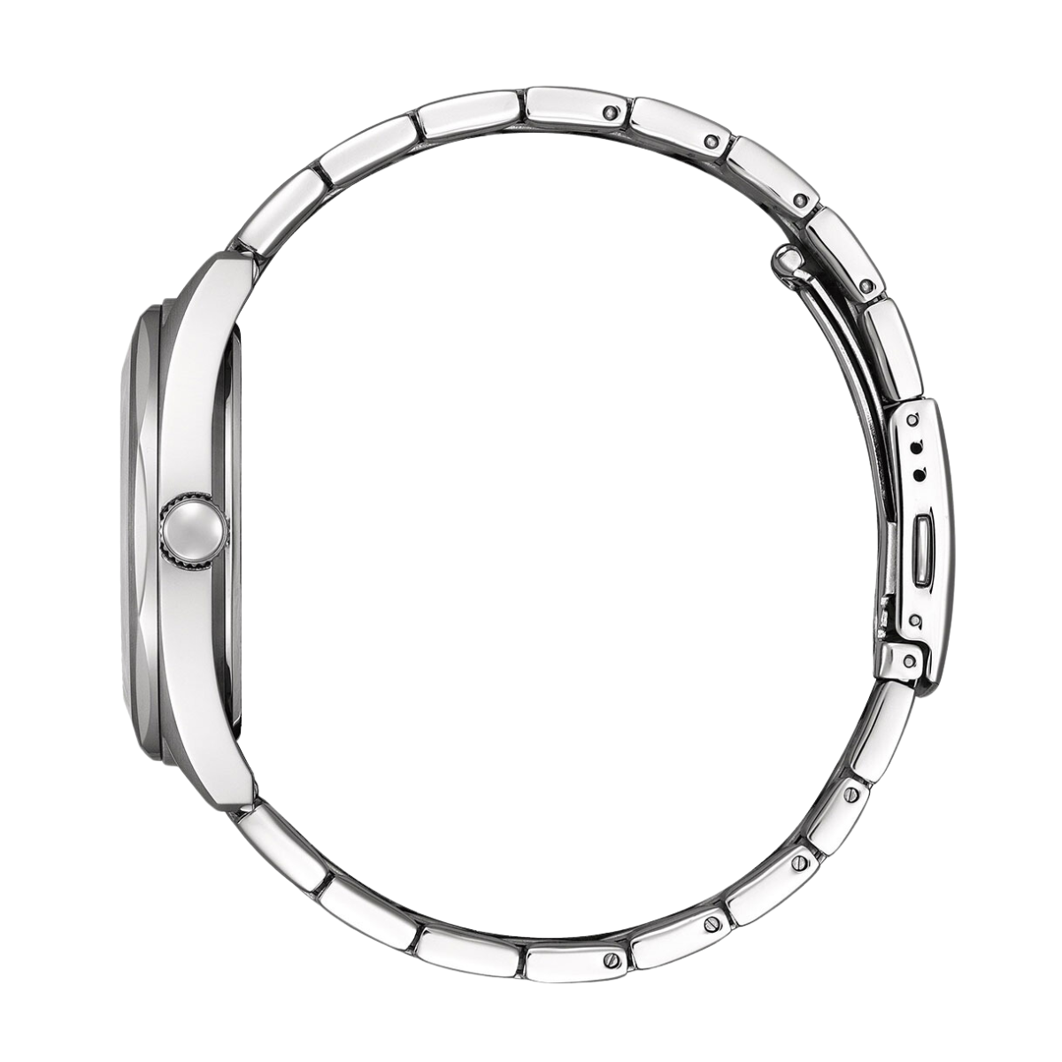 Citizen BI5110-54H BI5110 Quartz Blue-Gray Dial Stainless Steel Mens Watch - Skywatches