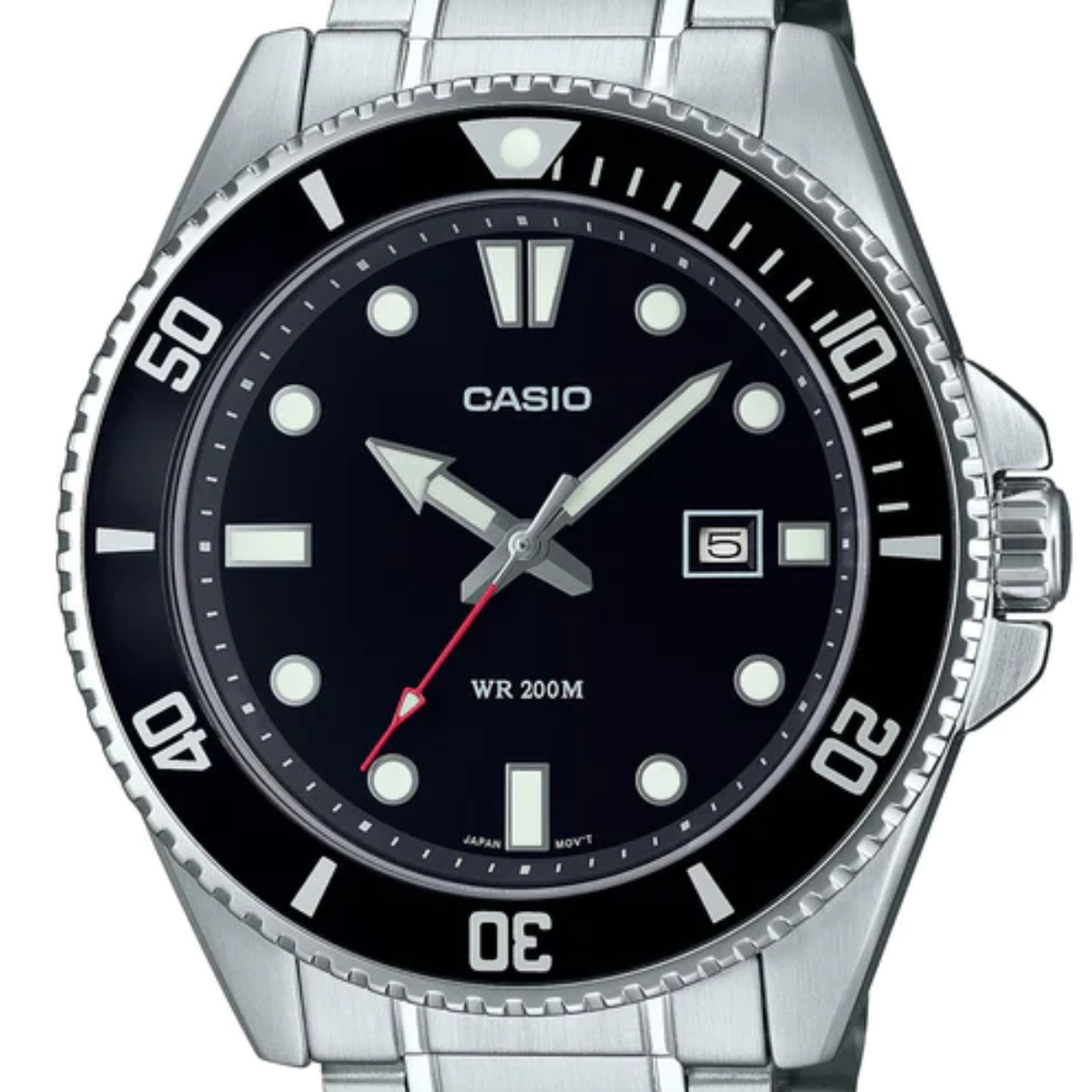 Casio Quartz MDV-107D-1A1 MDV-107D-1A1V Standard Black Dial Sporty Watch