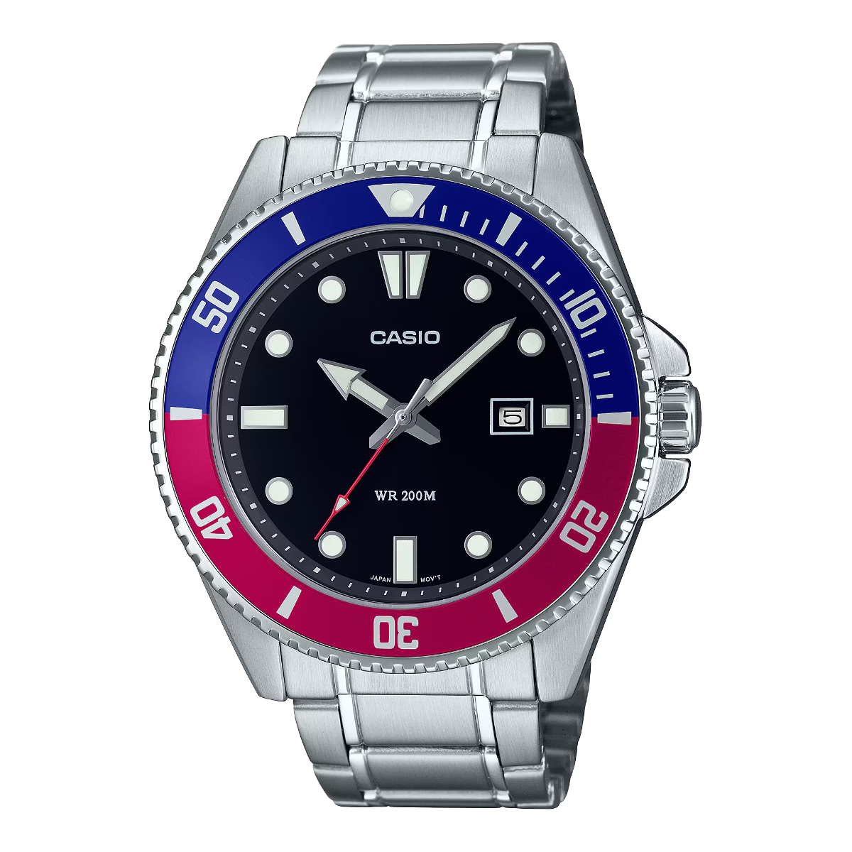 Casio Quartz MDV-107D-1A3 MDV-107D-1A3V Standard Black Dial Sporty Watch